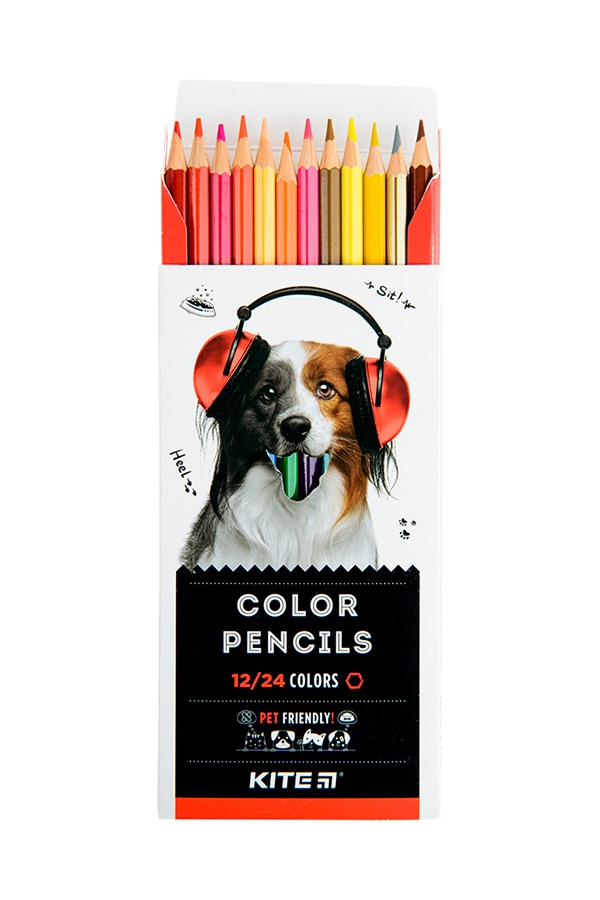 Карандаши цветные двухсторонние - Kite Dogs цвет разноцветный ЦБ-00246851 SKT000985387 фото