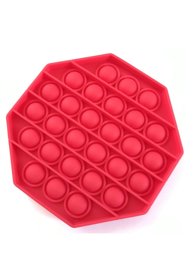 Сенсорная игрушка-антистресс "Восьмиугольник" цвет красный ЦБ-00162113 SKT000549957 фото