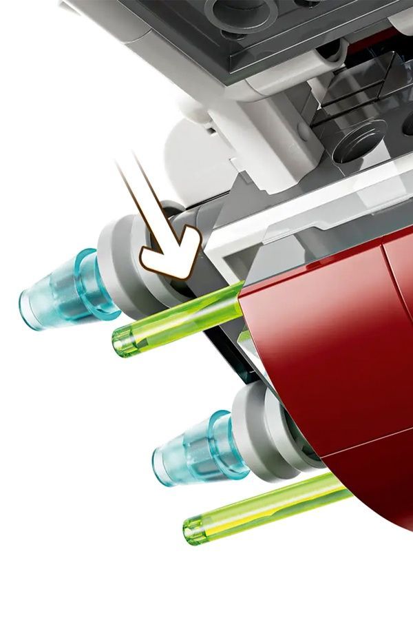 Конструктор LEGO Star Wars - Джедайський перехоплювач Асоки, 290 деталей 75401 ЦБ-00285665 фото