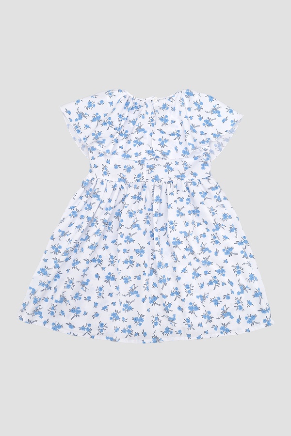 Платье с коротким рукавом для девочки 110 цвет белый ЦБ-00247375 SKT000986869 фото