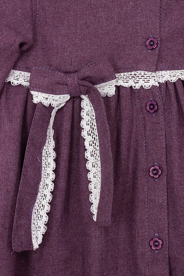 Платье на девочку цвет фиолетовый ЦБ-00173617 SKT000580917 фото