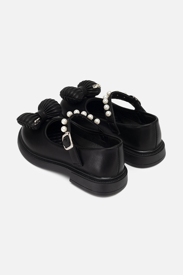 Туфлі на пласкій підошві для дівчинки 26 колір чорний ЦБ-00251090 SKT000995504 фото