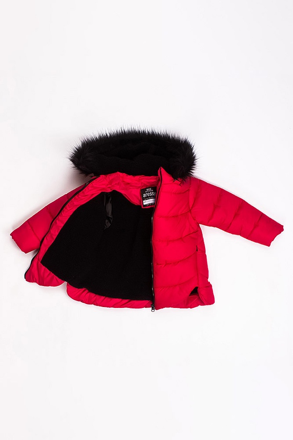 Куртка коротка на дівчинку 116 колір малиновий ЦБ-00177297