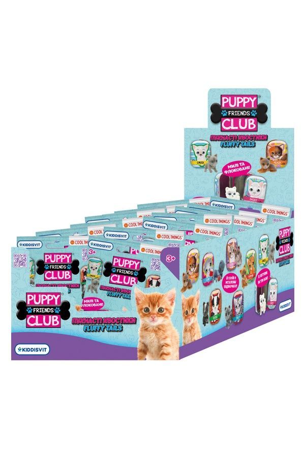Фігурка-сюрприз COOL THINGS серії "Puppy Club" &ndash; ПУХНАСТІ ХВОСТИКИ COOL THINGS PC061 ЦБ-00288958 фото