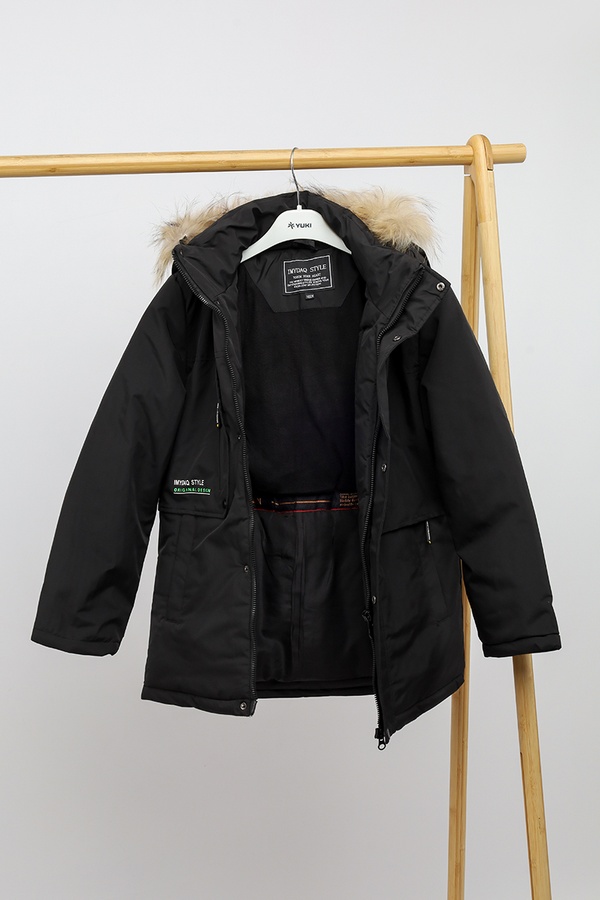 Куртка для хлопчика 140 колір чорний ЦБ-00221466 SKT000912596 фото