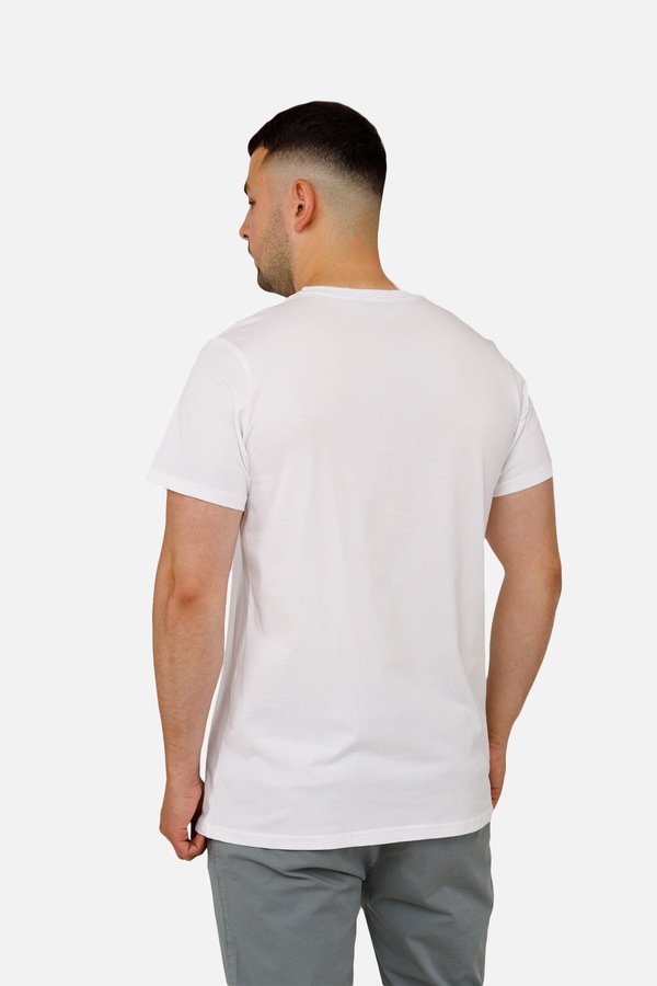 Чоловіча патріотична футболка з коротким рукавом 46 колір молочний ЦБ-00253857 SKT001002954 фото