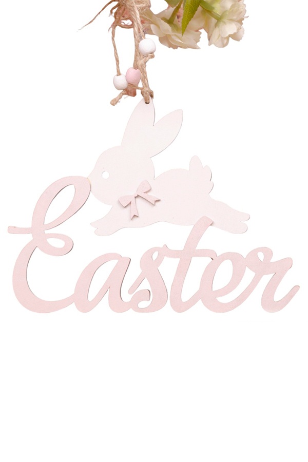 3D Подвеска "Цветовая надпись Easter с зайкой" цвет разноцветный ЦБ-00216659 SKT000901066 фото