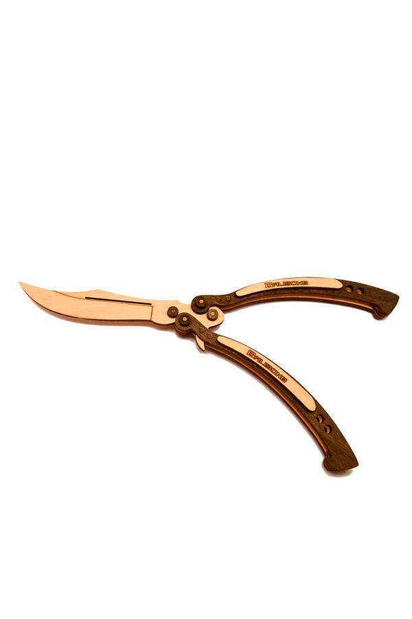 Игрушка - сувенирный нож "БАБОЧКА" цвет разноцветный ЦБ-00241135 SKT000961199 фото