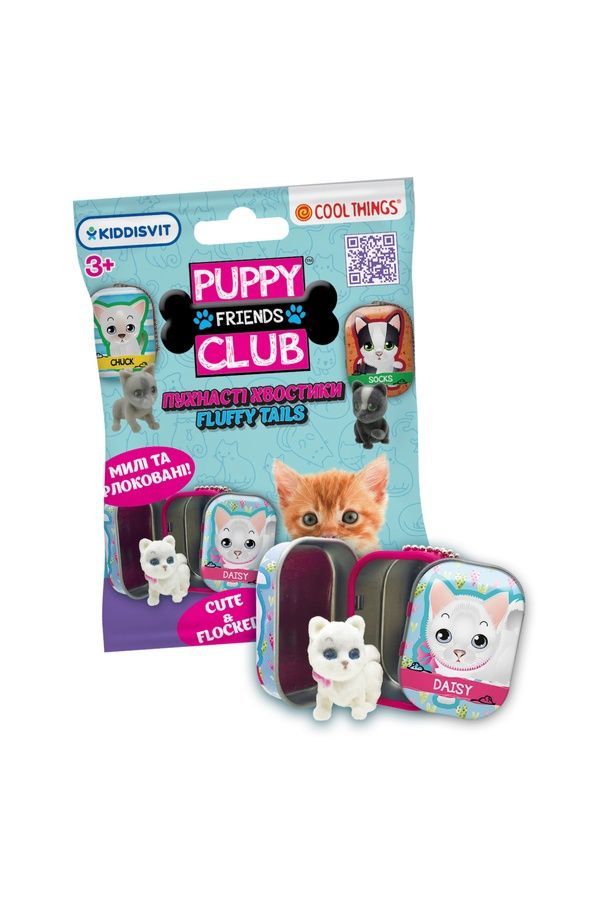 Фігурка-сюрприз COOL THINGS серії "Puppy Club" &ndash; ПУХНАСТІ ХВОСТИКИ COOL THINGS PC061 ЦБ-00288958 фото