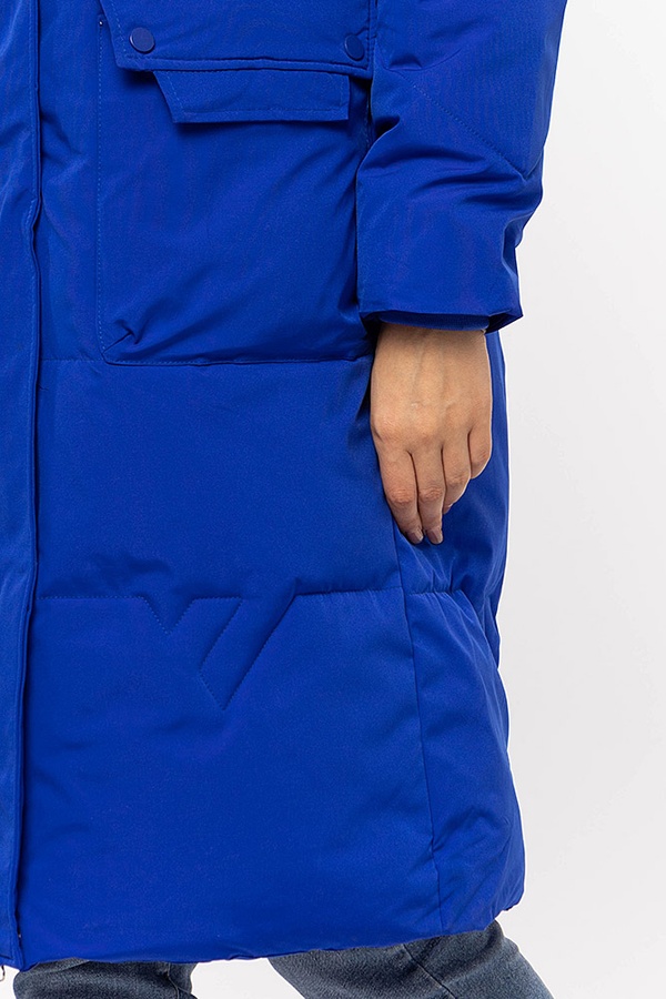 Жіноча куртка 48 колір синій ЦБ-00197230 SKT000860756 фото