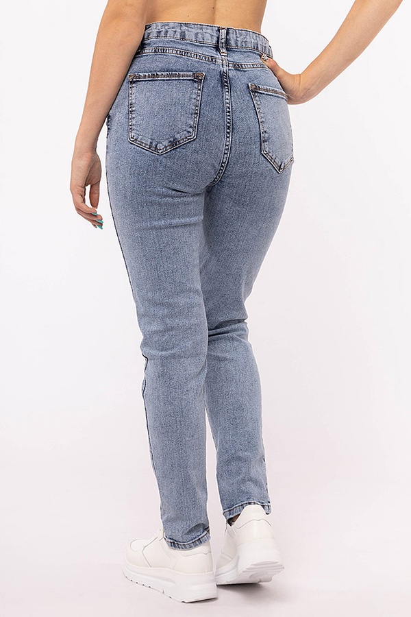 Жіночі джинси 44 колір блакитний ЦБ-00185635 SKT000728768 фото