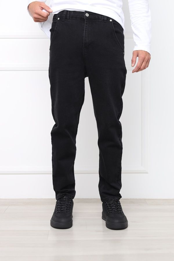 Джинси Slouchy чоловічі колір чорний W36 ЦБ-00299487 фото