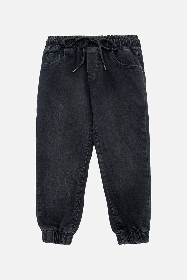 Джогери джинсові для хлопчика 104 колір чорний ЦБ-00242114 SKT000963511 фото