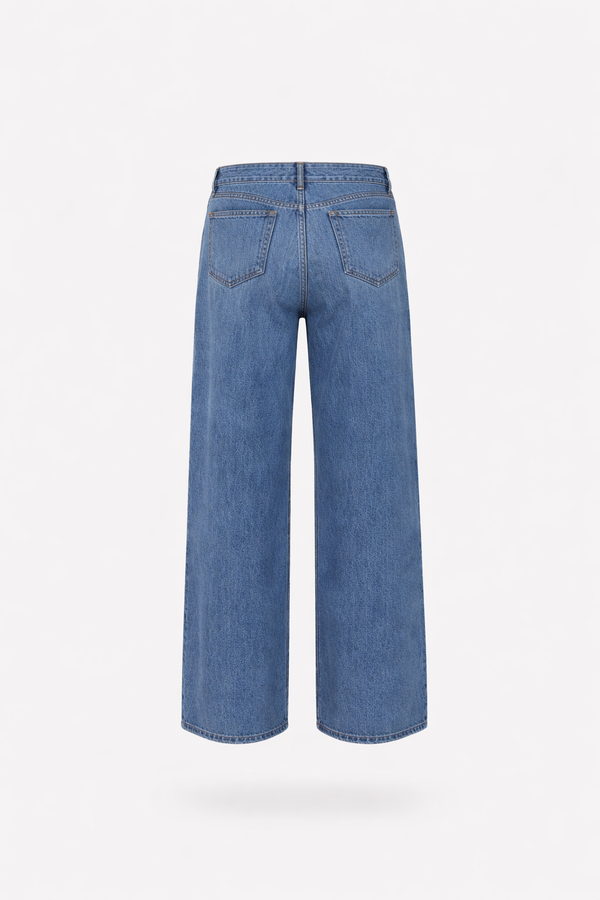 Джинсы wide leg женские цвет голубой 48 ЦБ-00290489 фото
