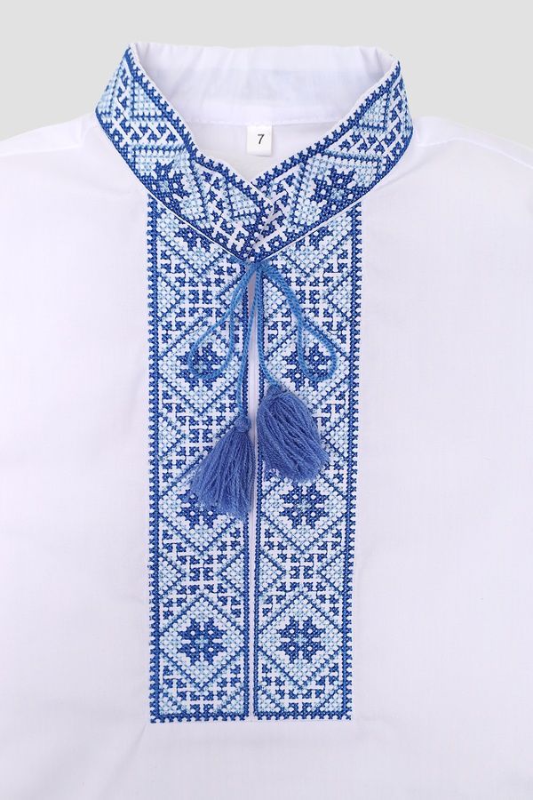 Вишиванка на хлопчика колір синій 140 ЦБ-00104358 фото