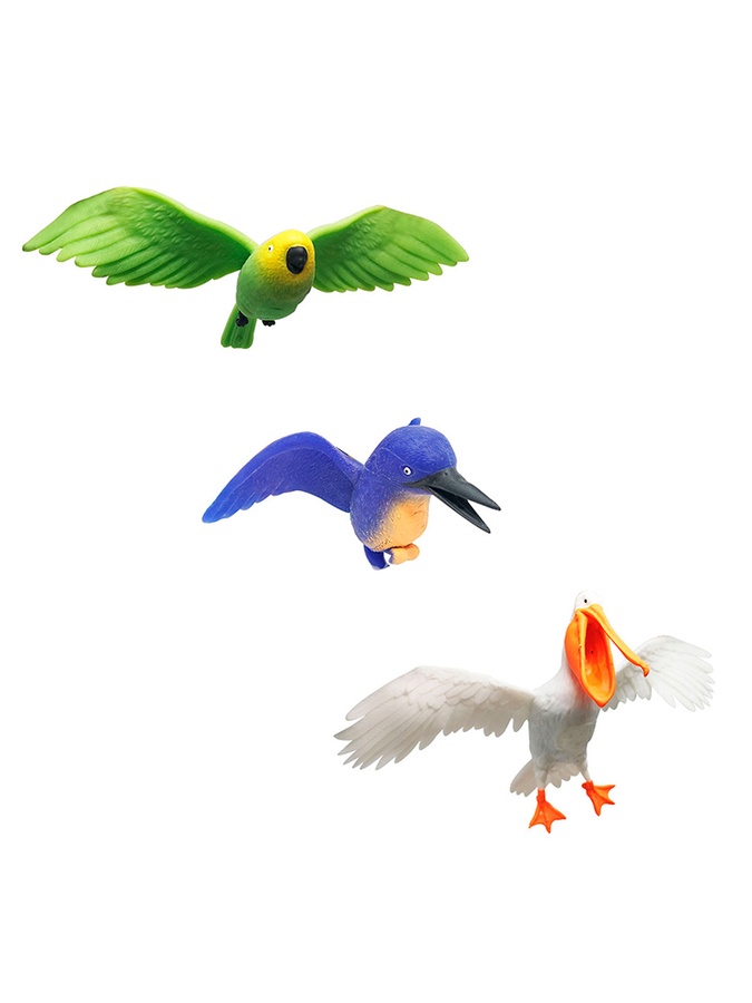 Стретч-игрушка в виде животного – Тропические птицы цвет разноцветный ЦБ-00216641 SKT000901048 фото
