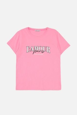 Футболка с коротким рукавом для девочки цвет розовый 158 ЦБ-00277070 фото
