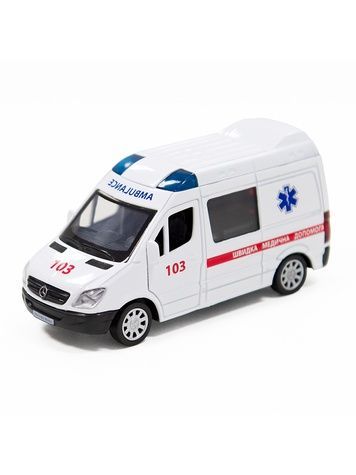 Автомодель - Mercedes-Benz Sprinter Швидка допомога TECHNODRIVE 250295 ЦБ-00230147 фото