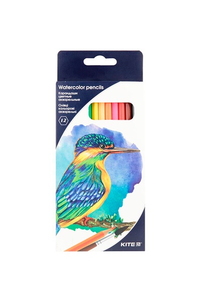 Цветные карандаши акварельные - Kite "Птицы" цвет разноцветный ЦБ-00081295 SKT000388982 фото