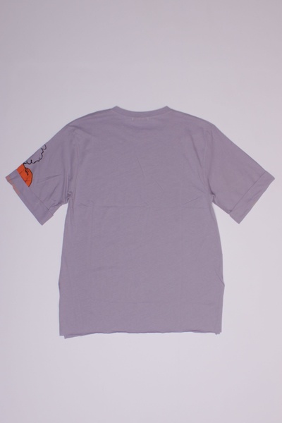 Жіноча футболка 46 колір бузковий ЦБ-00192659 SKT000849985 фото