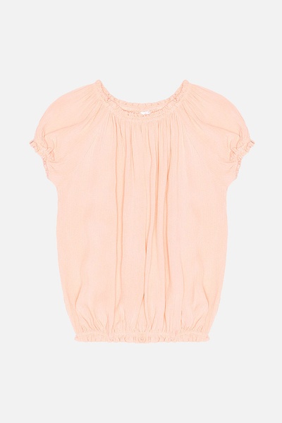Блуза для дівчинки 146 колір персиковий ЦБ-00152099 SKT000519746 фото