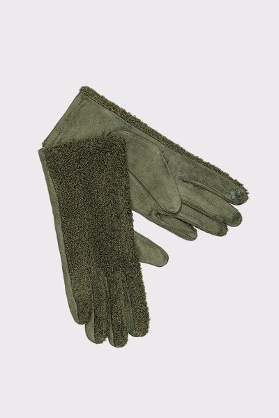 Жіночі рукавички 7 колір зелений ЦБ-00205154 SKT000878107 фото