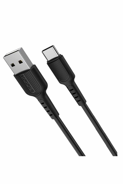 USB кабель Borofone BX16 Type-C 1m колір чорний ЦБ-00196945 SKT000860229 фото