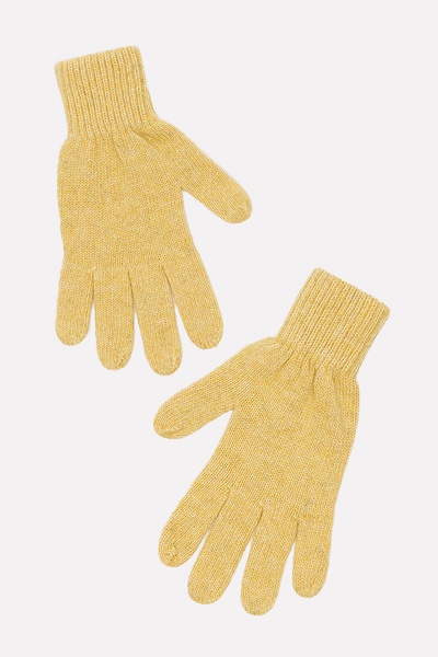 Женские перчатки 9.5 цвет горчичный ЦБ-00201484 SKT000870516 фото