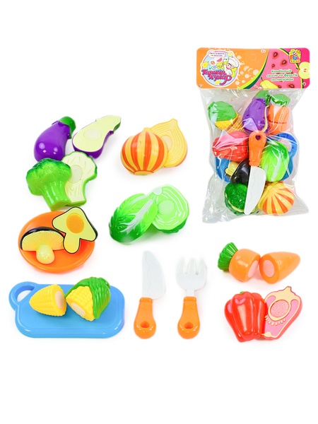 Игровой набор "Овощи на липучках" цвет разноцветный ЦБ-00229053 SKT000931195 фото