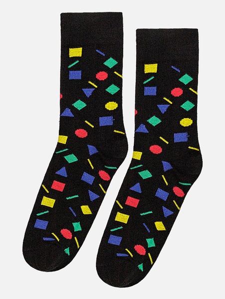 Чоловічі шкарпетки 43-45 колір чорний ЦБ-00214583 SKT000896652 фото