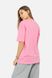 Женская футболка 48 цвет розовый ЦБ-00245782 SKT000982740 фото 4