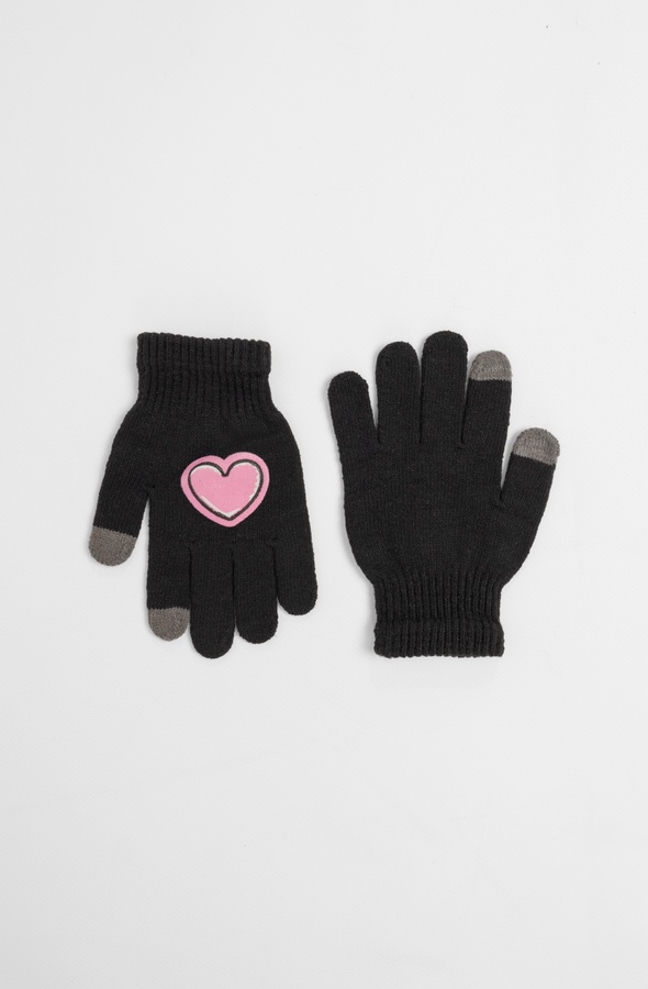 Перчатки для девочки 2 цвет черный ЦБ-00230686 SKT000935376 фото