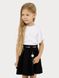 Блуза короткий рукав для дівчинки 116 колір білий ЦБ-00223157 SKT000916942 фото 1