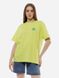 Жіноча футболка оверсайз 42 колір лимонний ЦБ-00218104 SKT000903920 фото 1