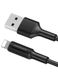 Кабель Borofone BX1 USB to Lightning колір чорний ЦБ-00220475 SKT000909895 фото 2