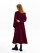 Сукня жіноча з довгим рукавом 50 колір маджента ЦБ-00235480 SKT000946117 фото 5