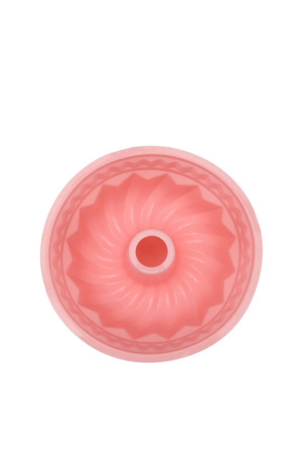 Силиконовая форма для выпечки "Кекс с втулкой" цвет розовый ЦБ-00247452 SKT000987157 фото