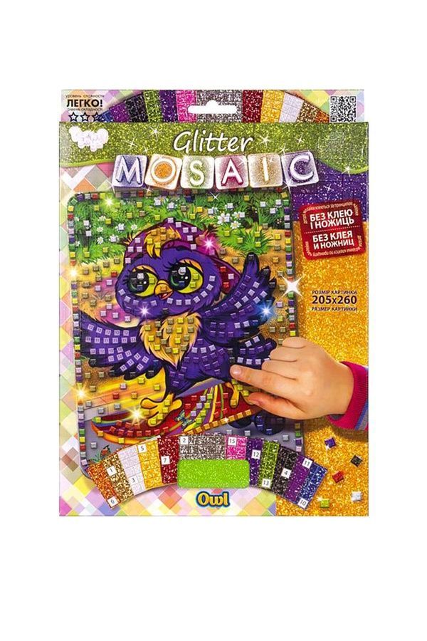 Набір для творчості "Блискуча мозаїка" Danko Toys БМ-02-01,02,03,04,05...10 ЦБ-00207615 фото