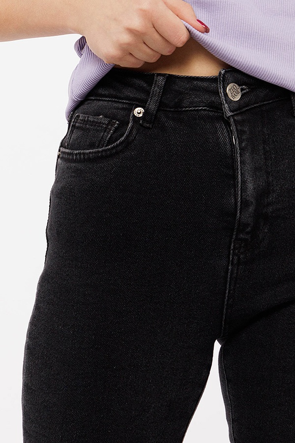 Жіночі джинси 34 колір темно-сірий ЦБ-00201403 SKT000870259 фото