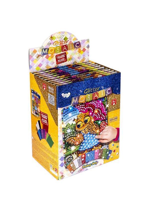 Набір для творчості "Блискуча мозаїка" Danko Toys БМ-02-01,02,03,04,05...10 ЦБ-00207615 фото