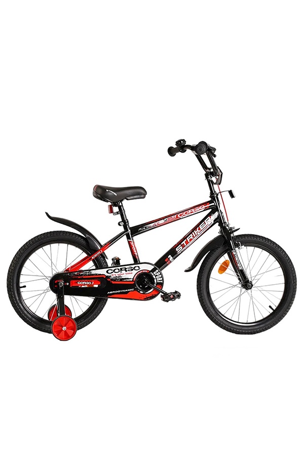Велосипед "CORSO" STRIKER колір чорно-червоний ЦБ-00246140 SKT000983477 фото