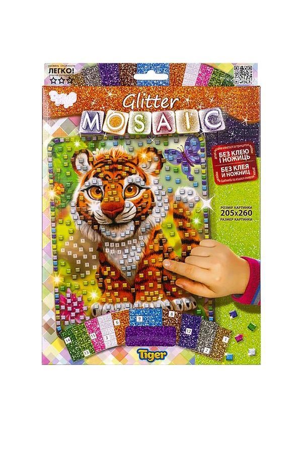 Набір для творчості "Блискуча мозаїка" Danko Toys БМ-02-01,02,03,04,05...10 ЦБ-00207615 фото