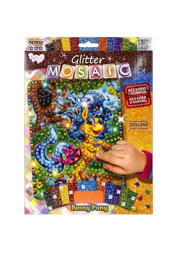 Набір для творчості "Блискуча мозаїка" Danko Toys БМ-02-01,02,03,04,05...10 ЦБ-00207615 фото