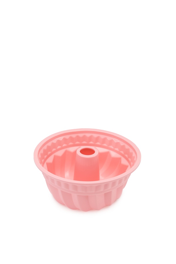 Силіконова форма для випічки "Кекс з втулкою" колір рожевий ЦБ-00247452 SKT000987157 фото