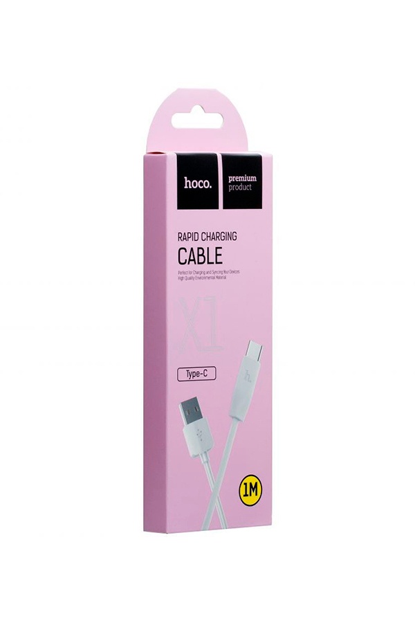 Кабель Hoco X1 USB для Type-C 1m цвет белый ЦБ-00245378 SKT000981406 фото