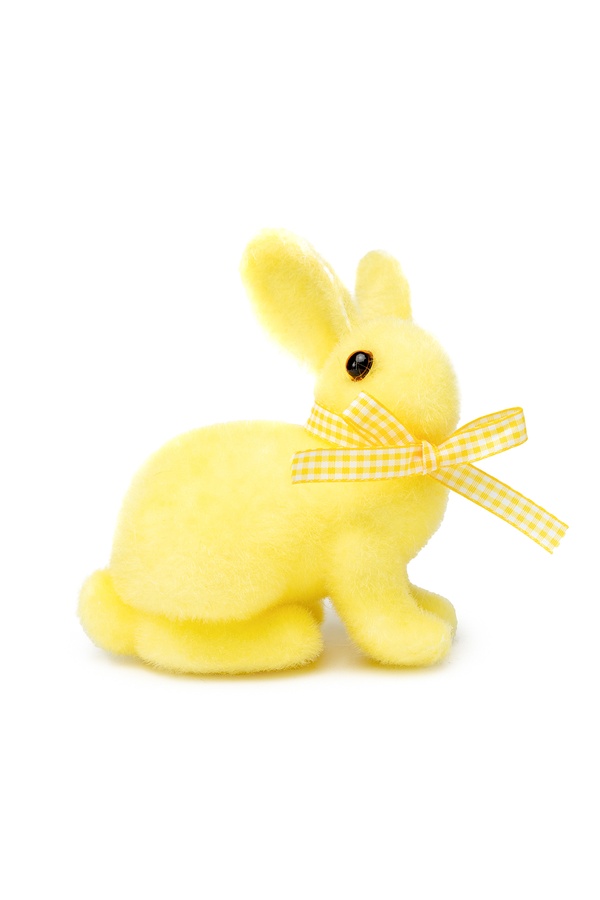 Декоративна прикраса "Жовтий кролик", 12,5 см колір жовтий ЦБ-00216847 SKT000901498 фото
