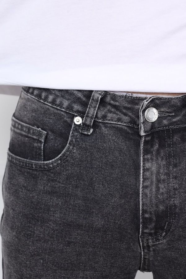 Джинси Slim чоловічі колір сірий W38 ЦБ-00299480 фото