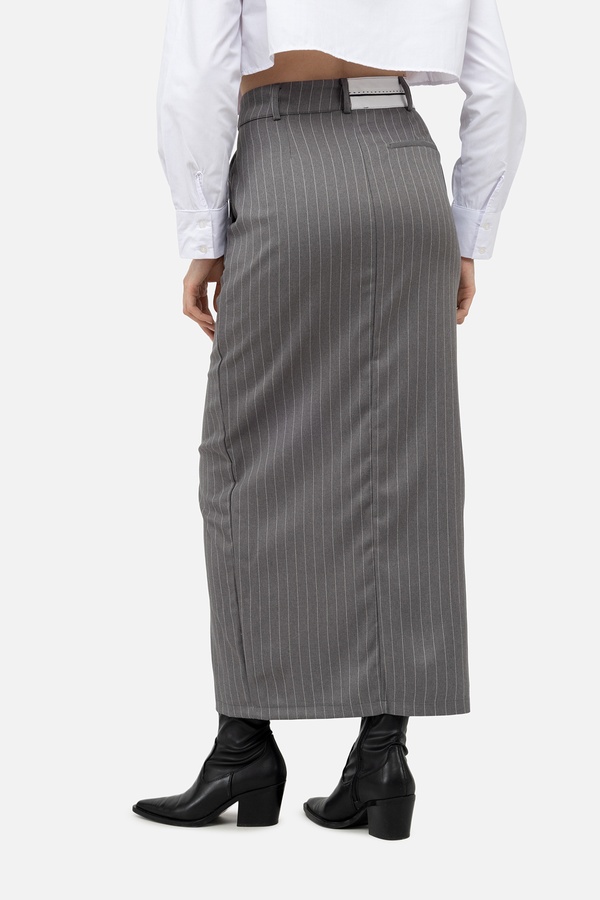 Женская юбка 50 цвет серый ЦБ-00242171 SKT000963780 фото