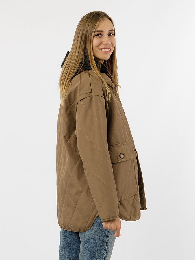 Куртка жіноча 40 колір капучино ЦБ-00228724 SKT000930287 фото