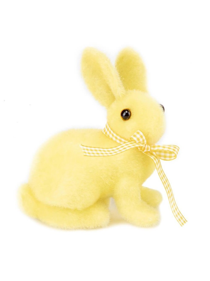 Декоративное украшение "Желтый кролик", 12,5 см цвет желтый ЦБ-00216847 SKT000901498 фото